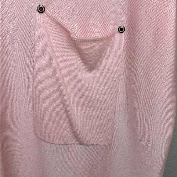 Kerisma Women's "Raven" Pink Coral Lightweight Knit Wool Blend Tunic Top Sz M/L - Picture 4 of 12